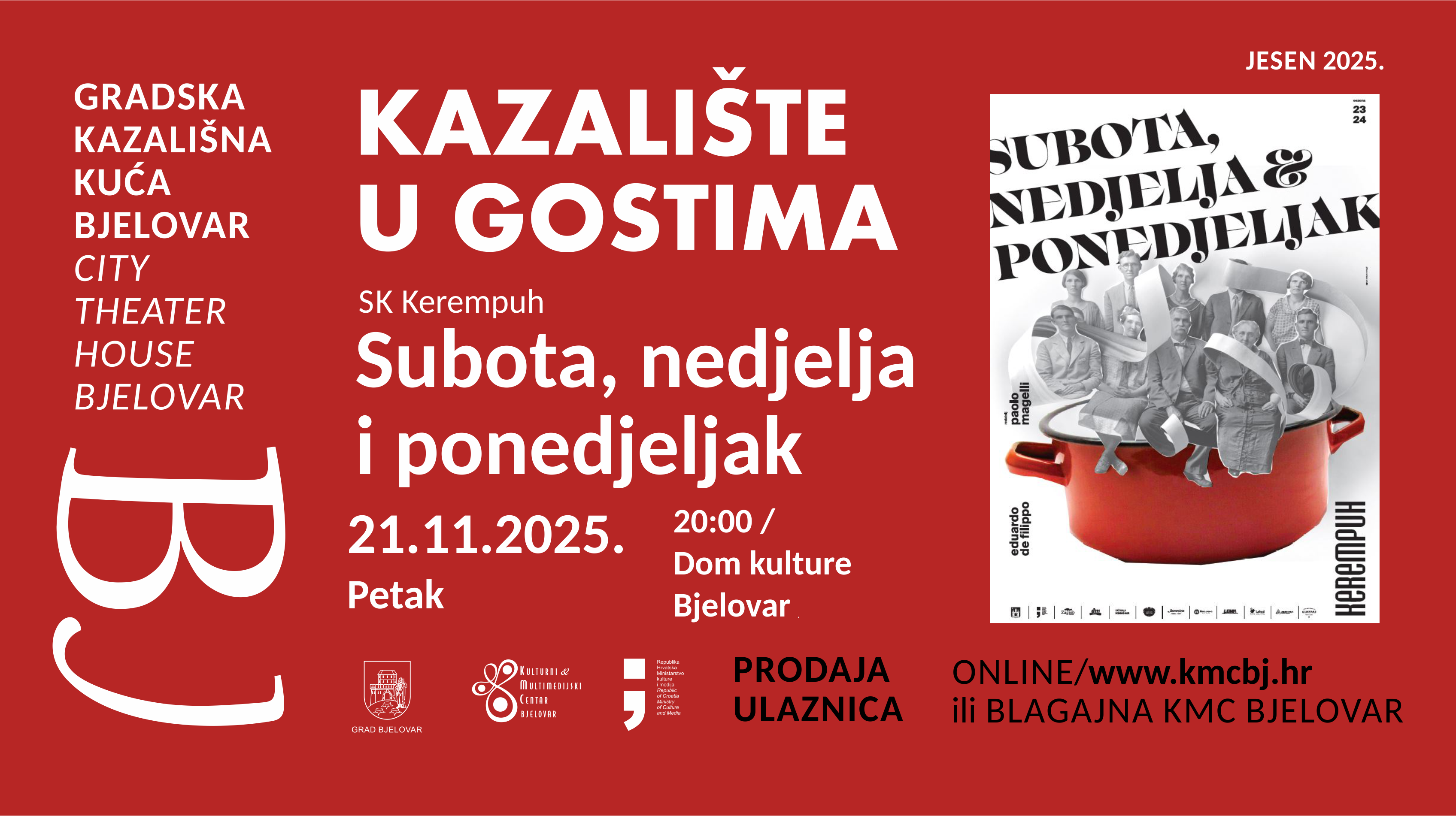 Subota nedjelja i ponedjeljak info